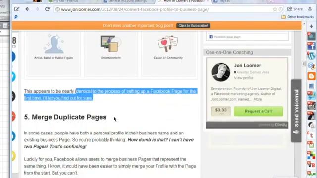 How to Convert My Personal Facebook Page to a Business Page