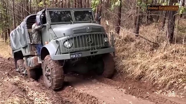 Подборка Старых Грузовиков внедорожников 6x6