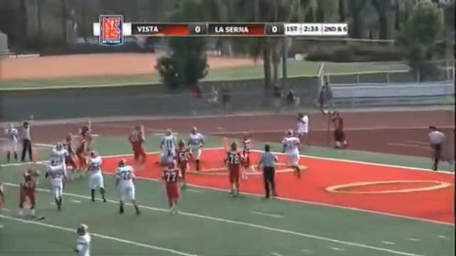 La Serna #22 Bryce Oliver rushes in for the TD