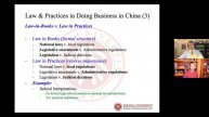 Legal Masterclass " Doing Business in China", in partnership with Peking University