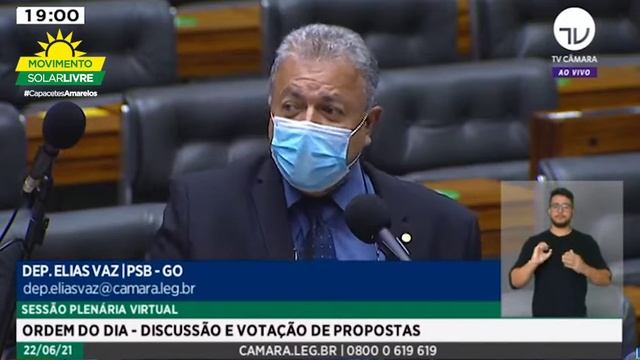 Deputado Elias Vaz cobra votação do PL5829