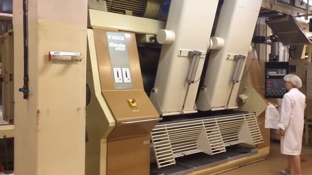 Buhler chocolate production line