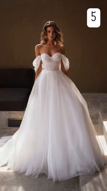Какое свадебное платье ты бы примерила? #свадьба #свадебноеплатье #weddingdress
