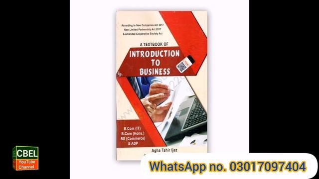 B. Com part 1 subject introduction to Business important solved questions for annual exam 2023