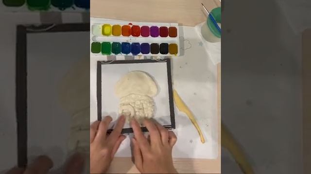 Ліплення "Мухомор"