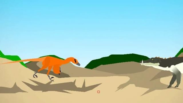 Velociraptor vs kaprosuchus