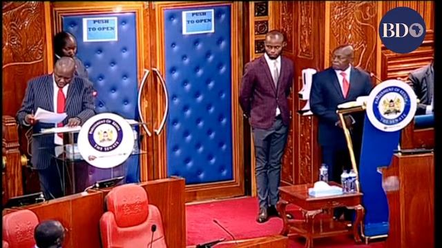 Senate Impeachment Hearing - Kisii Deputy Governor, Robert Monda