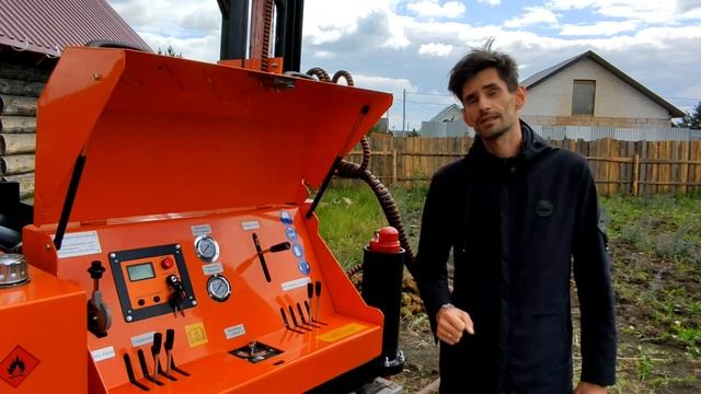 Обзор пульта управления с панелью мониторинга ДВС установки УН 60Л. Видео от Завода Буровой Техники