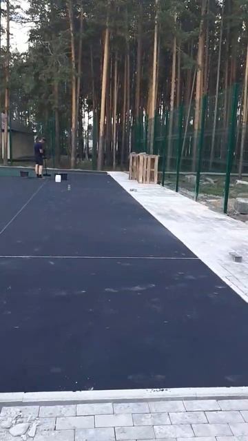 П. Кедровое, Стелим резиновый слой🤘