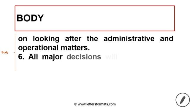 How to Write a Formal Letter confirming Business Partnership