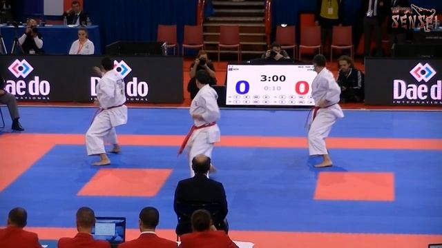 Италия тройка - Kata Jion - 21st WKF World Karate Championships Paris Bercy 2012