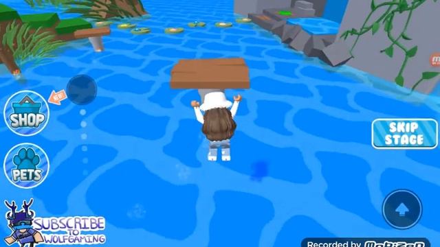 Playing Roblox Escape the Jungle Obby by Hanna LD