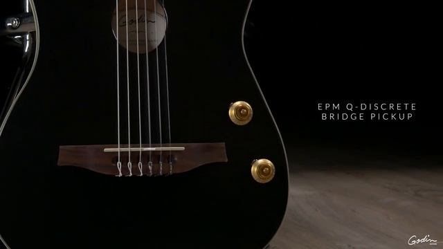 Godin G-Tour Nylon Matte Black EQ - demo'd by Frank O'Sullivan