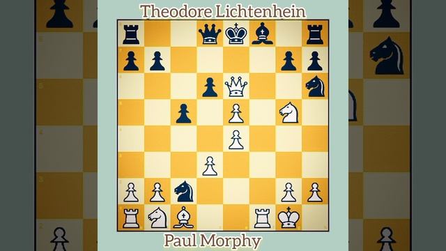 The King's Gambit Unleashed: Paul Morphy's Signature Style.