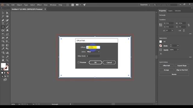 How to make Business card template in AI