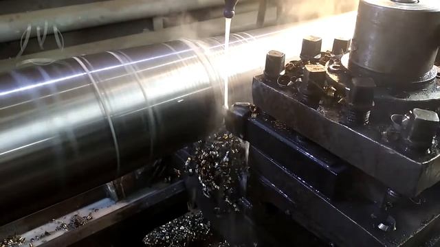 Изготовление оси колёсного затвора на токарном станке