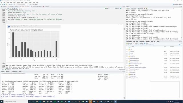 EDA in R and exploring World Bank Data