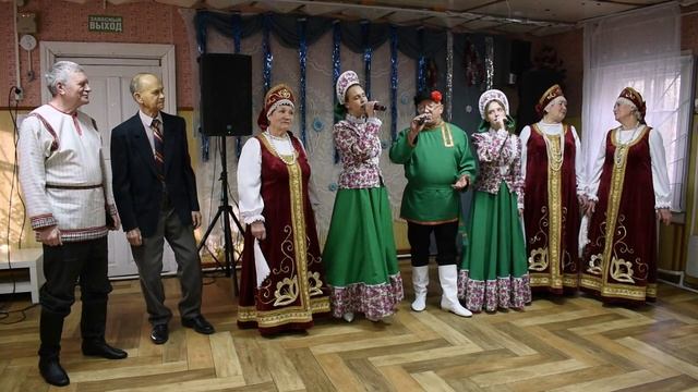 "От зари до зари"-народный ансамбль "Калинушка" и участники хора