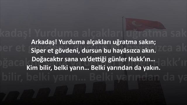 İstiklal Marşı 5. Kıta - Ezberlemek Çok Kolay!