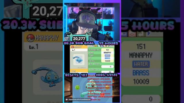 Hunting For Shiny Manaphy LIVE