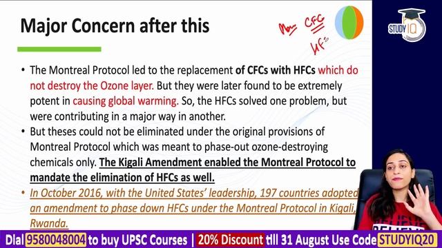 India Ratifies Kigali Amendment To Montreal Protocol - Impact On Global Climate Action Plan? UPSC