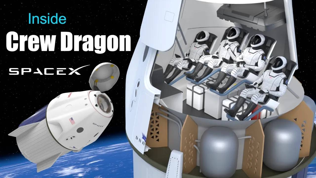 Как работает космический корабль Crew Dragon (SpaceX)