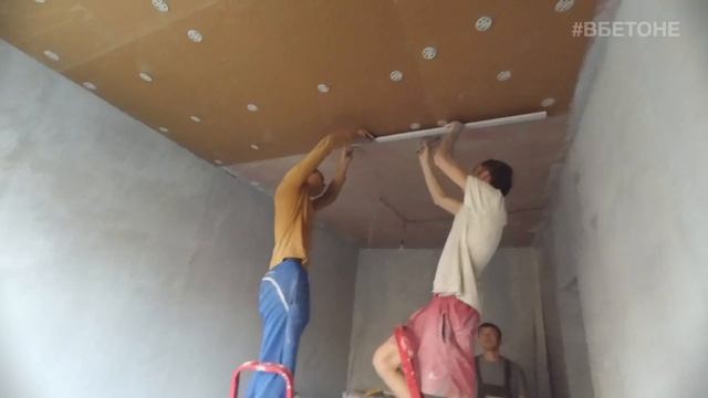 Шумоизоляция потолка плитами Изоплат (Isoplaat). IZOPLAT.RU
