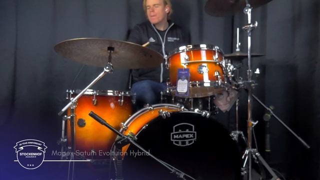 Mapex Saturn Evolution Hybrid - Rock Shellset - Excotic Sunburst