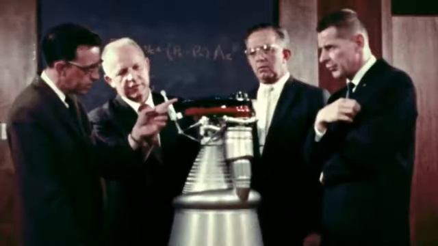 small feature on Rocketdyne F-1 engine by National Air and Space Museum, Smithsonian Institution