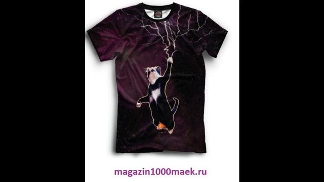 Кот в космосе Мужская футболка