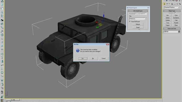 Importing a model part 3