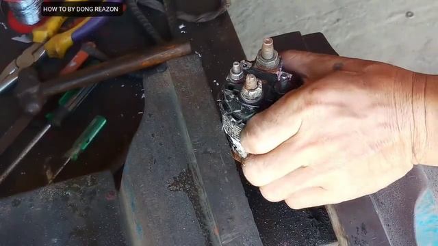 HOW TO REPAIR STARTER SOLENOID OF MERCURY ENGINE | PART 1