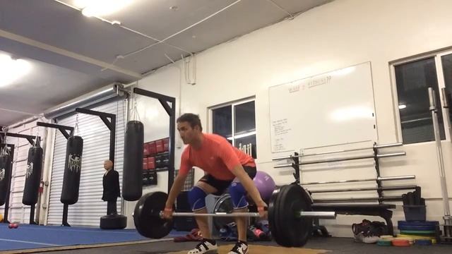 Flight Day 89 - snatch high pull, 5RM (5x5 @ 135)