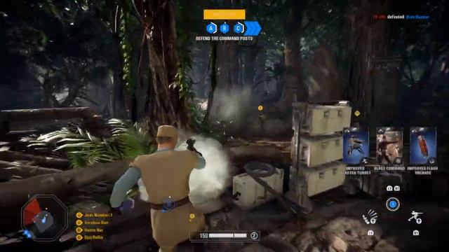 STAR WARS defending Planet Yavin