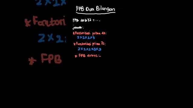 4. Tentukan FPB dari pasangan bilangan ber... | Pintar Matemati | Kelas 5 | 1 | Matematika