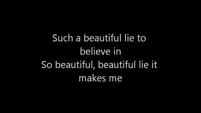 30 Seconds to mars- A beautiful lie (lyrics)