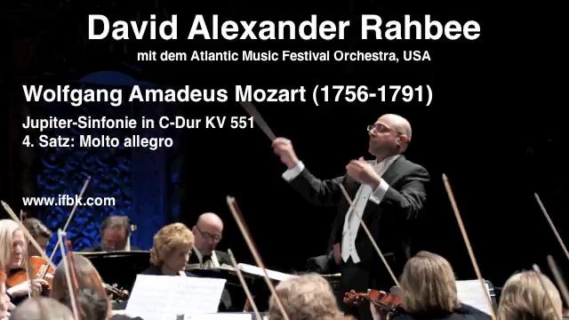 David Alexander Rahbee: W.A. Mozart - Jupiter-Sinfonie in C-Dur KV 551, 4.Satz: Molto allegro