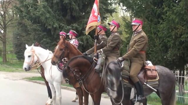 Pluton Wierzawice "Szwadronu Podkarpacie" w barwach 20 Pułku Ułanów - premierowy występ  02