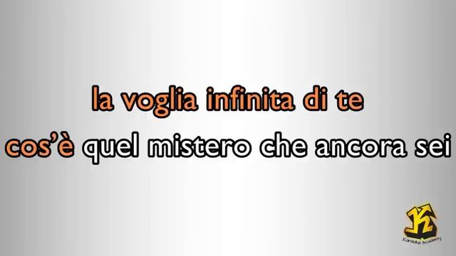 Eros Ramazzotti -  Più bella cosa (Versione Karaoke Academy Italia)