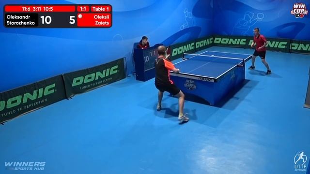 17:30 Oleksandr Storozhenko 3-2 Oleksii Zaiets West 3 WIN CUP 18.12.2022 | TABLE TENNIS WINCUP
