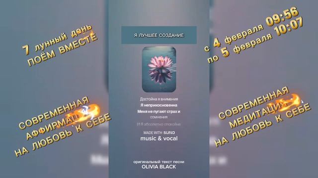 7 лунный день! Поём песню "Я лучшее создание"
