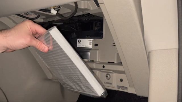 2017+ Chrysler Pacifica Cabin Air Filter Change