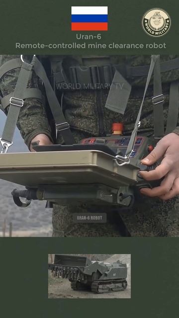 Uran-6 - Remote-controlled mine clearance robot #military #defence