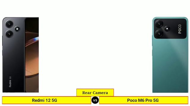 Redmi 12 5G vs Poco M6 Pro 5G