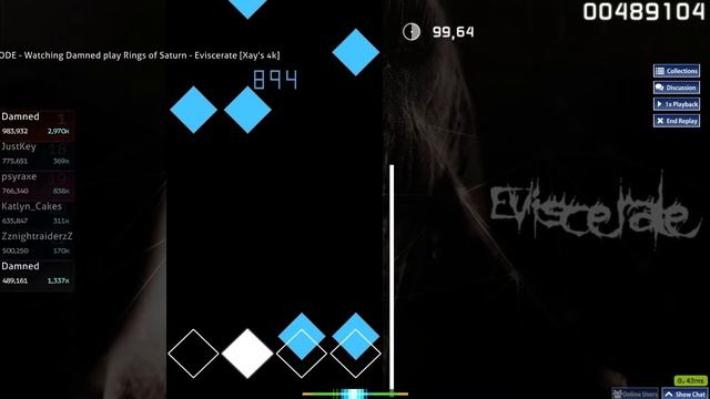 [o!m] Rings of Saturn - Eviscerate | 983K 99,67% 1xMiss | Canada #1