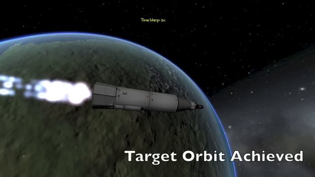 Project Mercury Atlas Rocket - Simulated in Kerbal Space Program - KSP