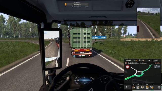 Euro Truck Simulator 2 / Едем в Россию. Мега сборка карт / Запись стрима на Твиче # 003