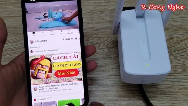 Kích Sóng wifi Mercury - Cách Kết Nối Và Sử Dụng - Ric Channel