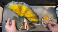 Live Painting a Dilophosaurus Bust Part 1