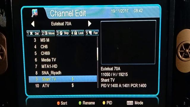 Eutelsat 70E Satellite Full Channel latest update || 6-9-2022.